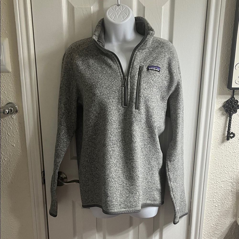 Patagonia Men's Zip-Up Sweater in Gray
